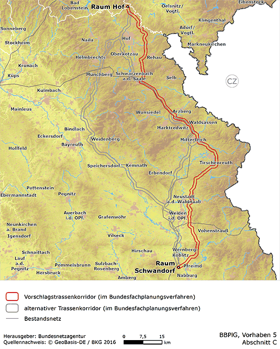 Südost Link Verlauf